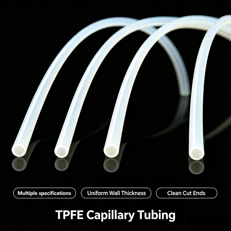 1-5M PTFE Tube ID 0.2-0.6-0.8-1-1.2.1.5-1.6-1.8-2-2.5-3-4-5 mm F46 Capillary Insulated Rigid Pipe White Corrosion Resistance view 4
