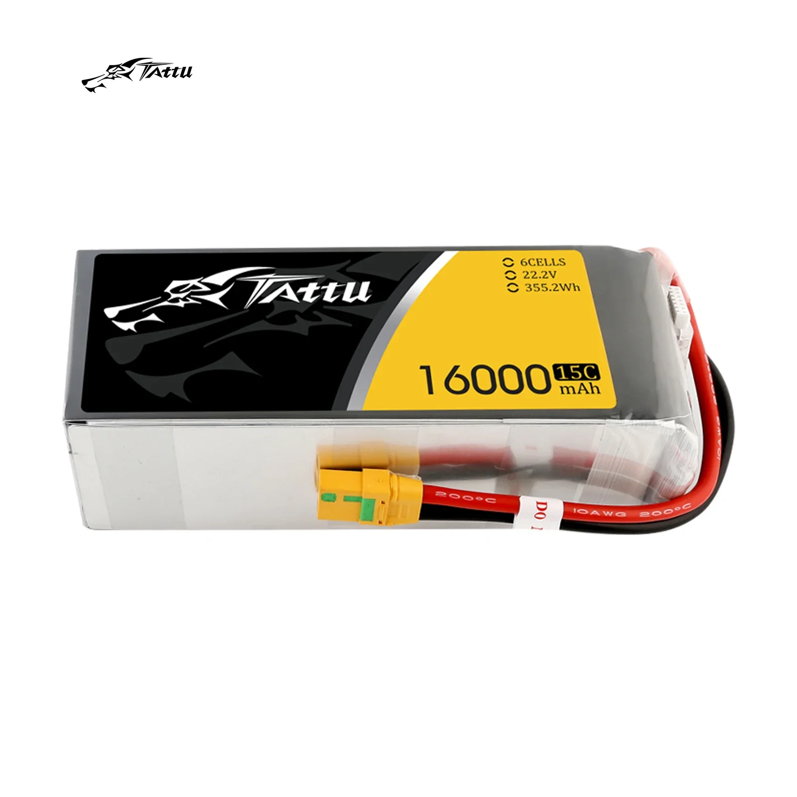 

TATTU 22.2V 25C 6S 22000mAh 16000mah High Voltage LiPO Battery for Big Load Multirotor Hexacopter for agricultural UAV drone