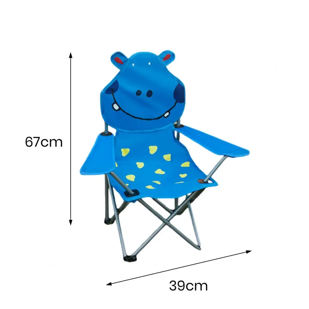 Outdoor Kids Folding Chair Cartoon Portable Camping Seat Picnic Fishing Lawn Beach Toddlers Boys Girls Collapsible Chair