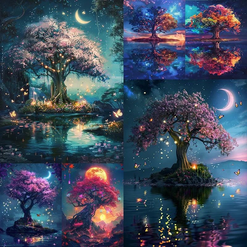 

Картина-аппликация с алмазной вышивкой DIY: Декор для прихожей, спальни, гостиной