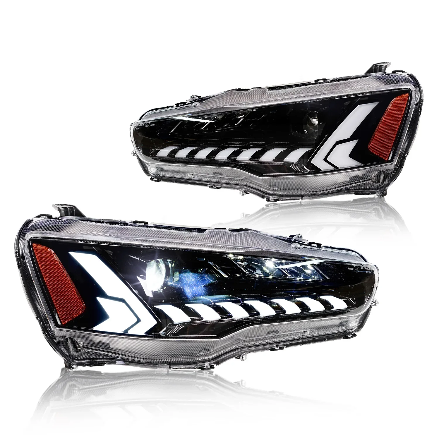 for Head Lamp Automotive Light Halogen & Xenon Headlights for Mitsubishi Lancer-ex Lancer EVO X 2008-2016