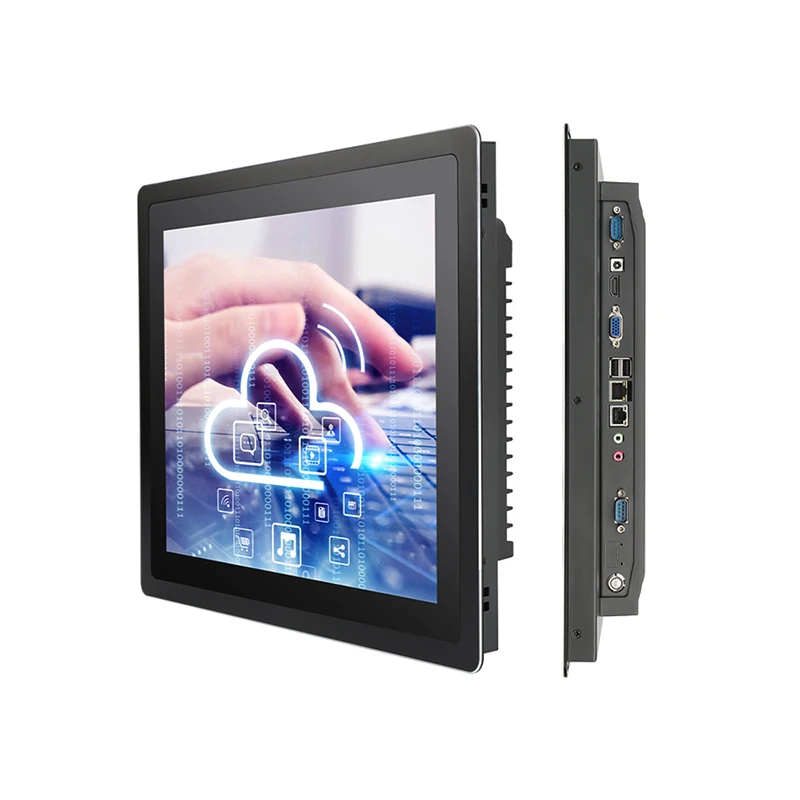 

17 Inch Capacitive Touch Industrial Panel PC Embedded Mini Computer Intel Core i3-7100U With RS232 COM Win10 Pro