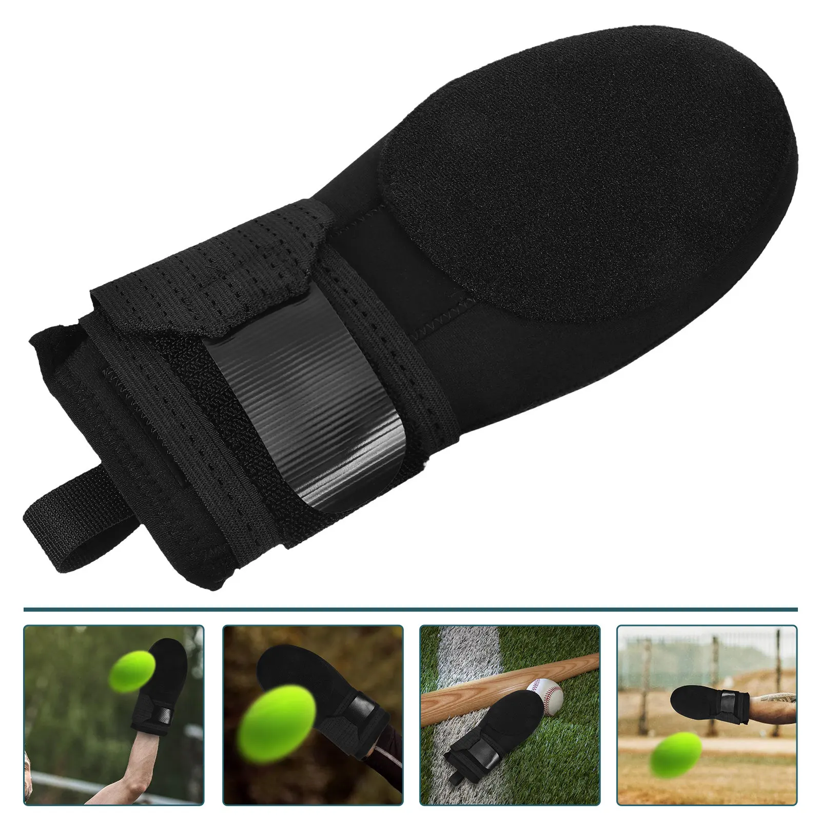 

Wear-Resistant Baseball Sliding Glove Sliding Mitt Lightweight Foldable Sports Glove Anti-Skid Protection for Baseball Training