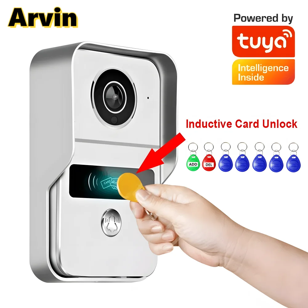 10 Inch Tuya Smart Wifi Video Intercom System With Wifi Doorbell Camera Rfid Unlock Home Apartment Wireless Door Entry System