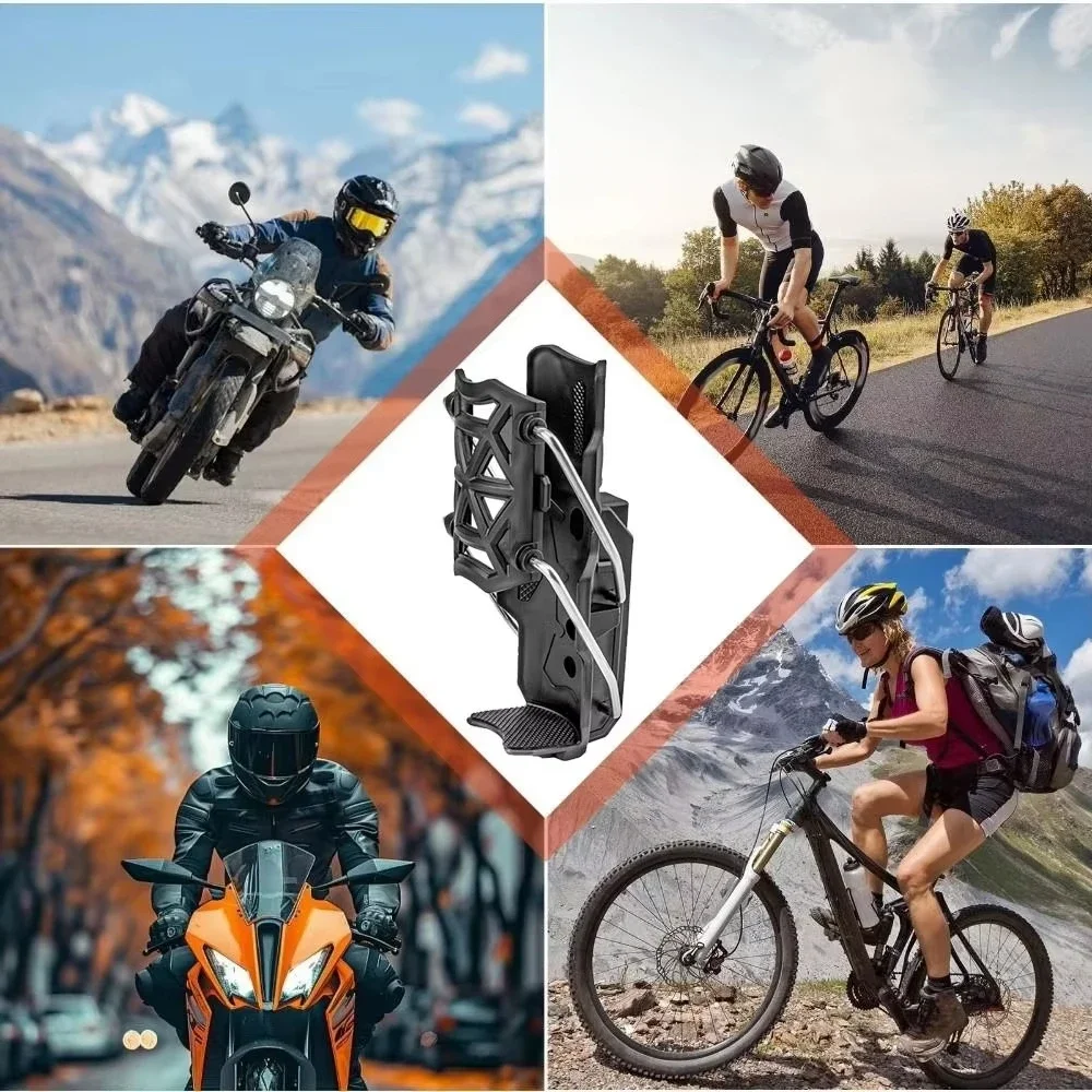 360 °   قابل للتعديل المقود كأس قفص العالمي دراجة نارية زجاجة ماء حامل ل MTB الطريق الدراجات ADV دراجة نارية كأس الوقوف