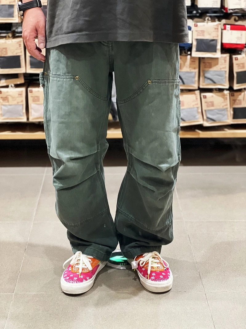 

Брюки Okayama Vintage Heavyweight Weathered Loggers с прямыми штанинами, прямого кроя, молодежные, повседневные, для осени, утолщенные