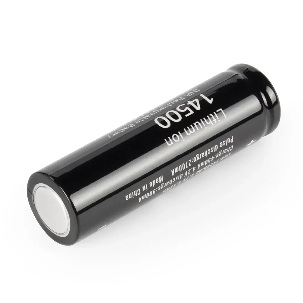 Soshine 3.7V 14500 bateria litowo-jonowa bateria litowa AA 900mAh akumulator 1000 razy do kalkulatora LED latarka