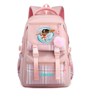 Disney Moana -Rucksack für Jungen und Mädchen, Rucksack mit hoher Kapazität, Student Rucksack, Kinderreise -Rucksack, Teenager 10 Hauptverkäufe Moana Children's Rucksack - №9