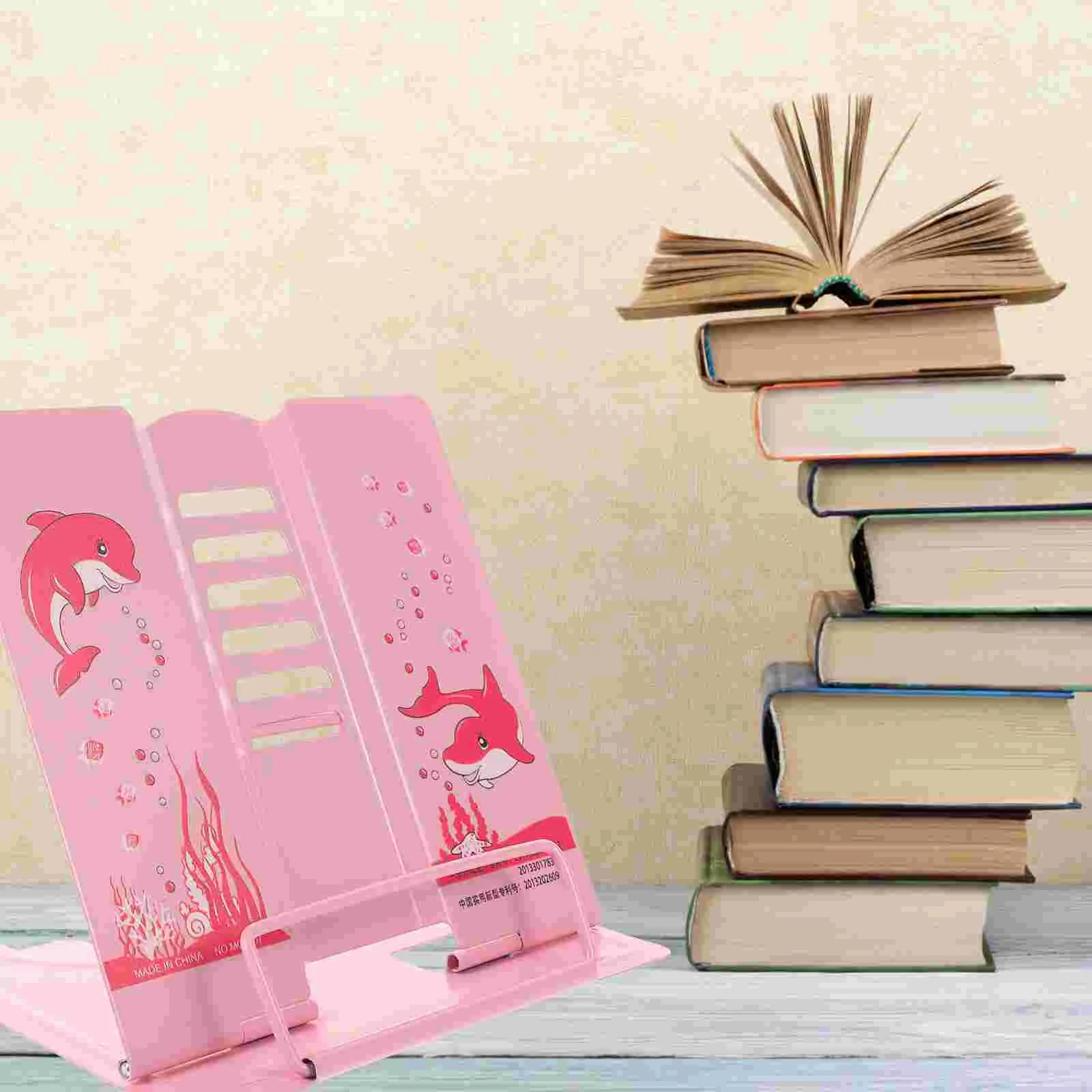 Imagem -02 - Acrílico Reading Rack Bookends Titular Levante Suporte Organizador Lectern Livros Resto Crianças Bookshelf Laptop Support Home Desktop Portátil