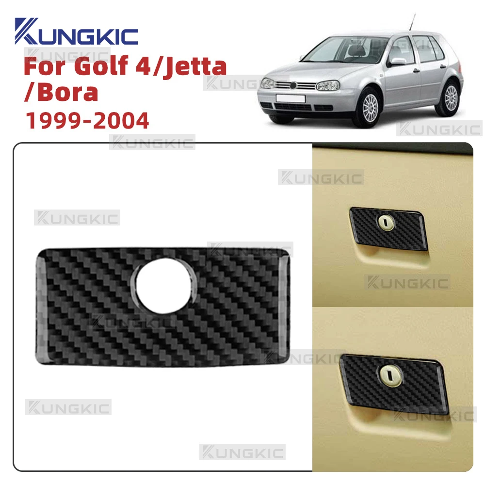 

Soft Carbon Fiber Sticker For Volkswagen VW Golf 4 Jetta Bora MK4 R32 GTI 1999-2004 LHD RHD Car Co-pilot Storage Box Frame
