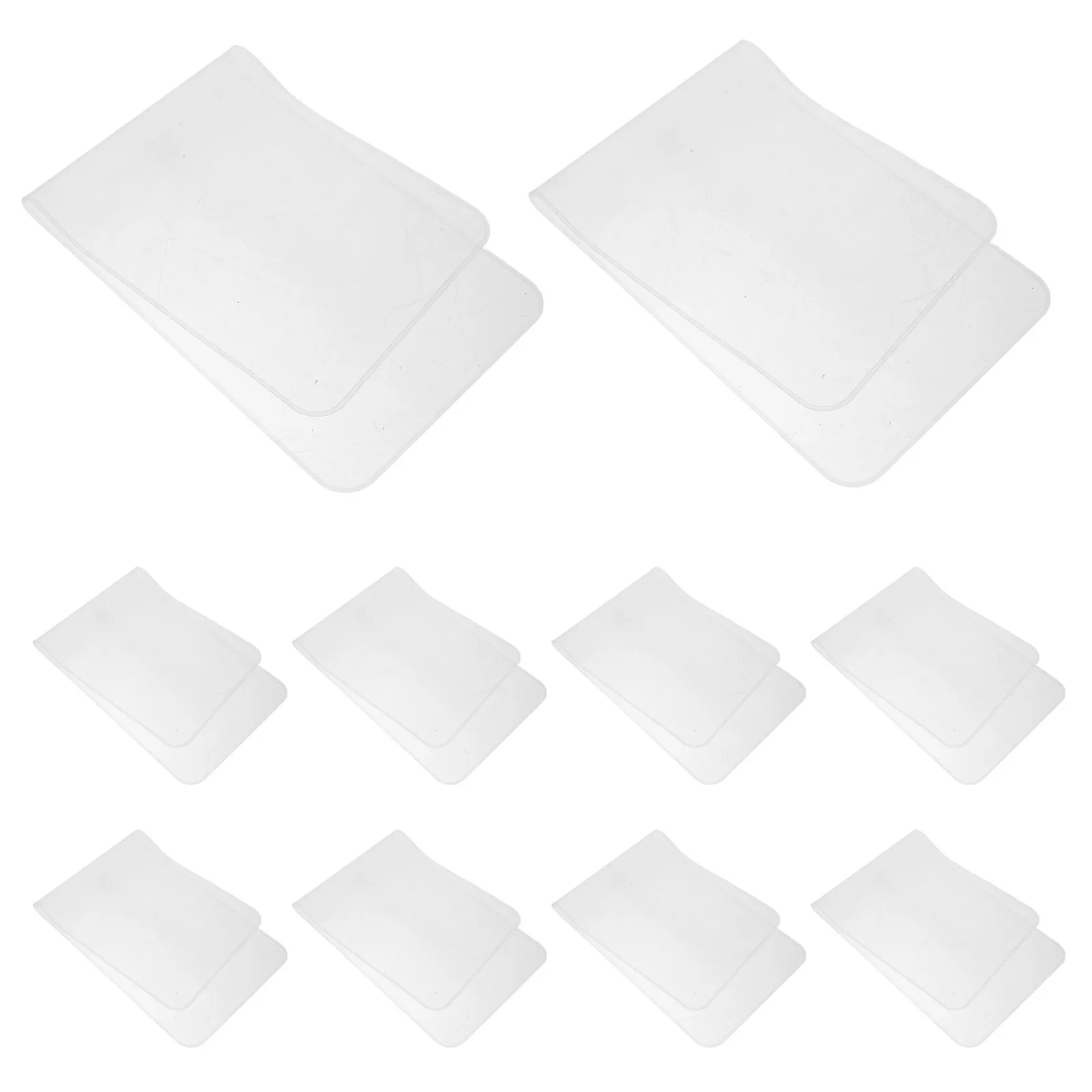10Pcs Keyboard Protective Cover Film Clear Silicone Ultra Thin Waterproof Dustproof Keyboard Skin Laptop Accessories