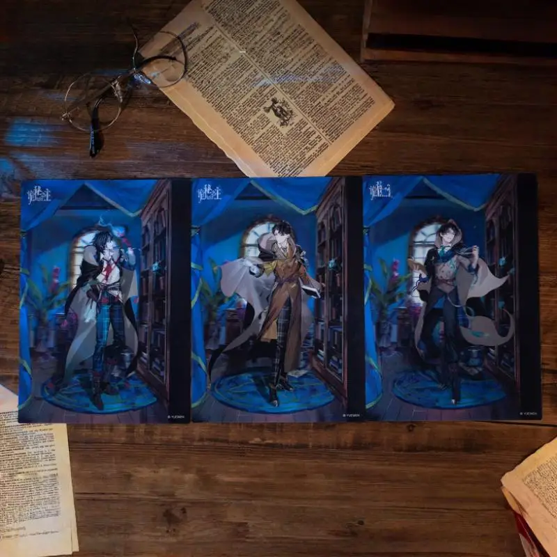 

Moeyu Lord Of The Mysteries Official Genuine Extraordinary Series Grating Postcard Anime Collection Surrounding Millet Xmas Gift