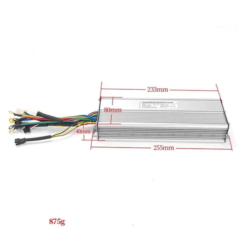 Square Wave 56V/90V 50A 3000W 18 Mos Brushless Motor Controller For Electric Bike Conversion Kit