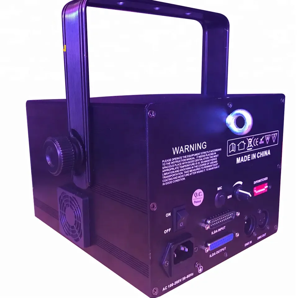 High Quality Dj Night Club Disco 1w Rgb Laser Animation Light Text Laser Projector PLS-J1