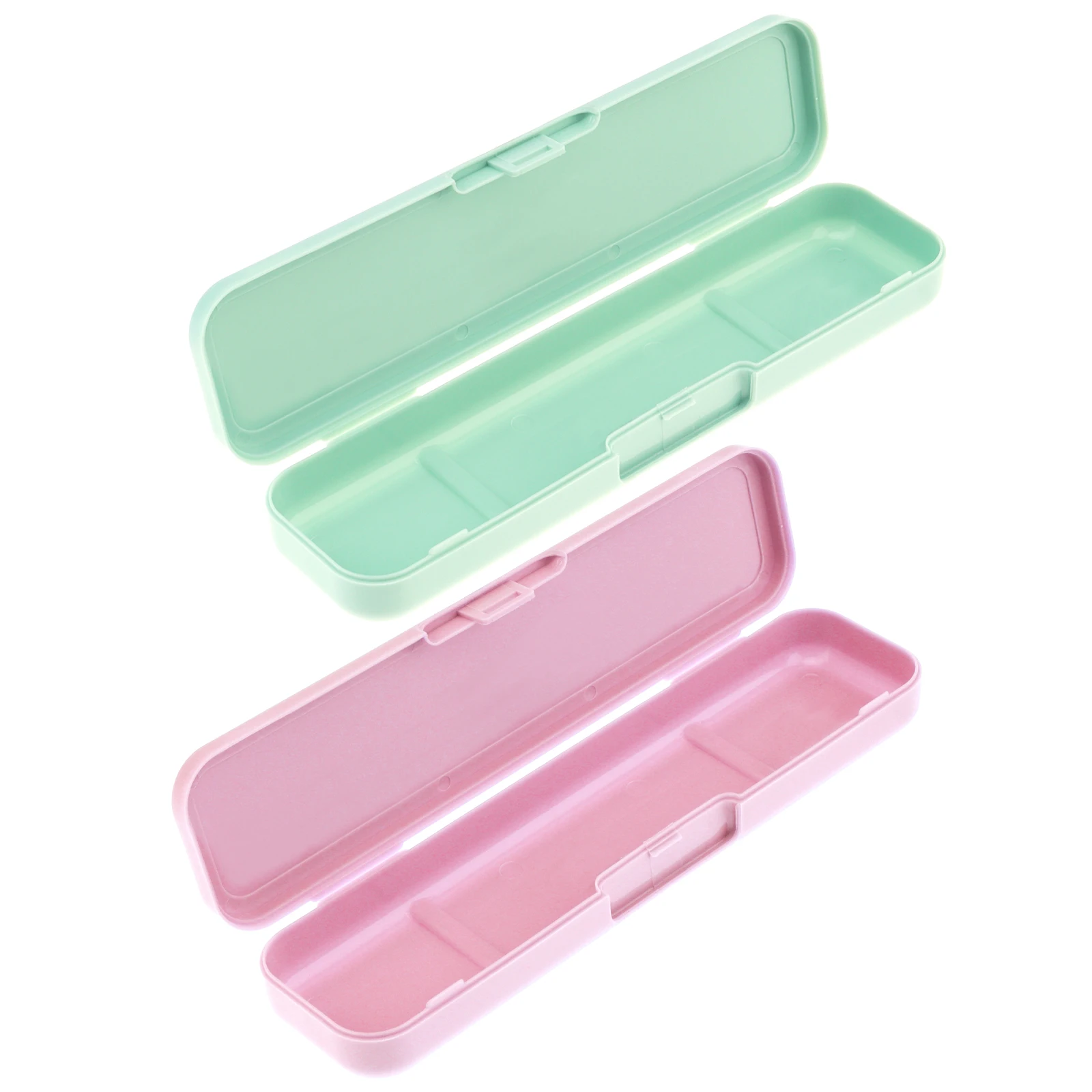 1pc Universal Portable PP Conjoined Side Opening Cutlery Receptacle Tableware Storage Box with Fixed Buckle 3 Colour