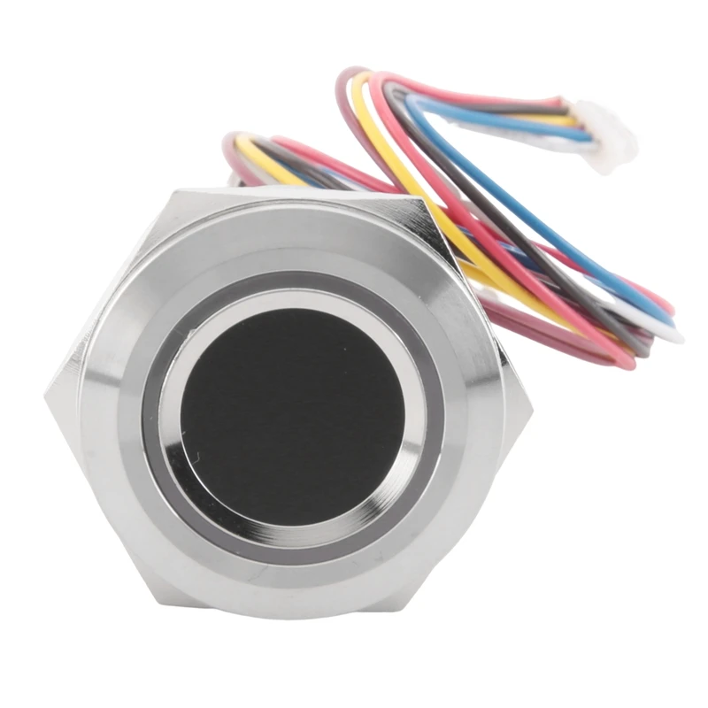 R503 Circular Round RGB Ring Indicator LED Control DC3.3V MX1.0-6Pin Capacitive Fingerprint Module Sensor Scanner