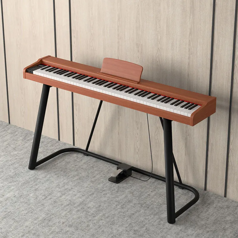 Electric Digital Piano with Dual Headphone Port, 88 Keys, 128 Polyphonic Numbers, 88 Demonstration Songs, Tone, Chord