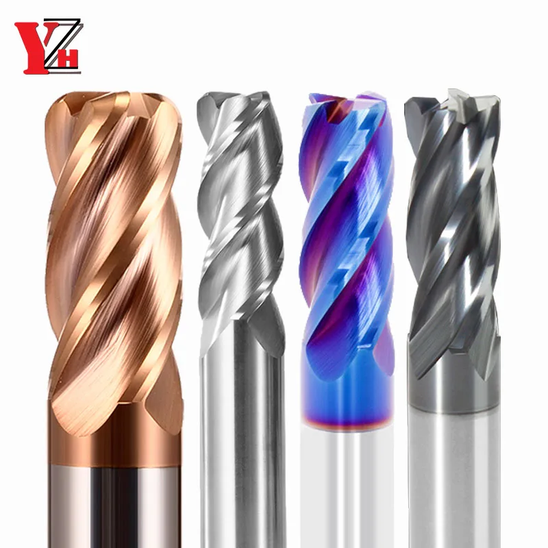 

Corner Radius End Mill HRC45/55/65 3/4 Flute CNC R Cutter Tungsten Carbide Steel 2R0.5 3R0.5 4R0.5 5R0.5 6R0.5 8R0.5 10R0.5