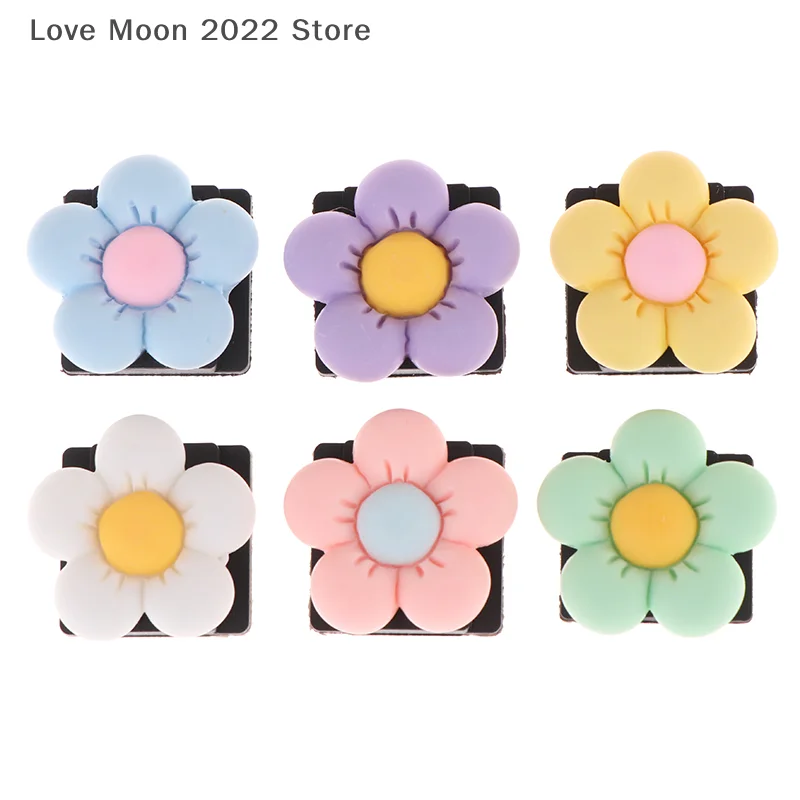 3d bonito flor câmera sapata capa de silicone macio universal flash protetor sapato frio flash boné protetor para a7c2/a6400