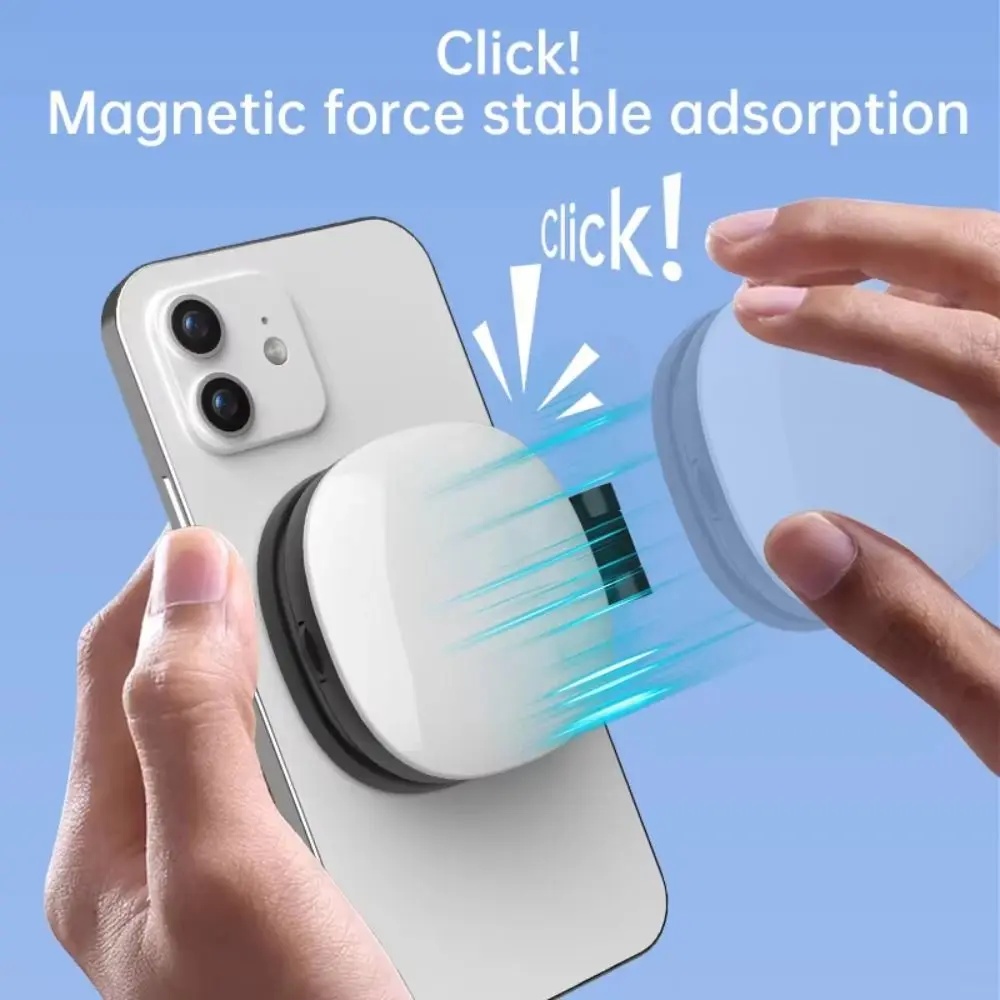 Portable Magnetic Mobile Phone Selfie Mirror Dual-colour Multi-functional Mini Fill Light Reversible Foldable Selfie Fill Light