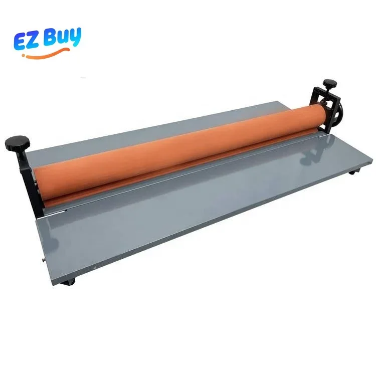LBS1000 39 Inch Cold Laminator hine Manual Vinyl Photo Film Cold Laminator Hand Crank Pressure Cold Roll Laminator in Factor