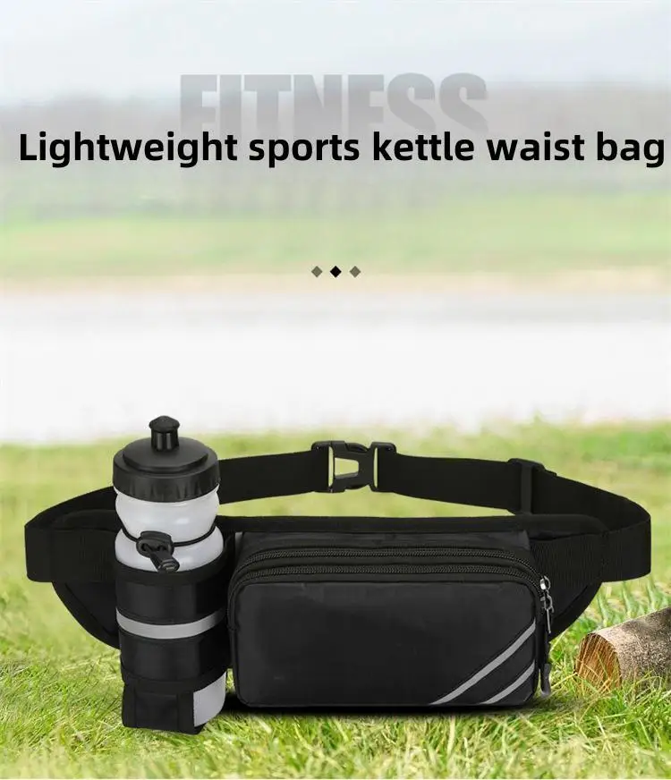 New Unisex Outdoor Multifunctional Waterproof Sports Kettle Waist Bag marathon Hiking Waist Bag Lightweight and portable