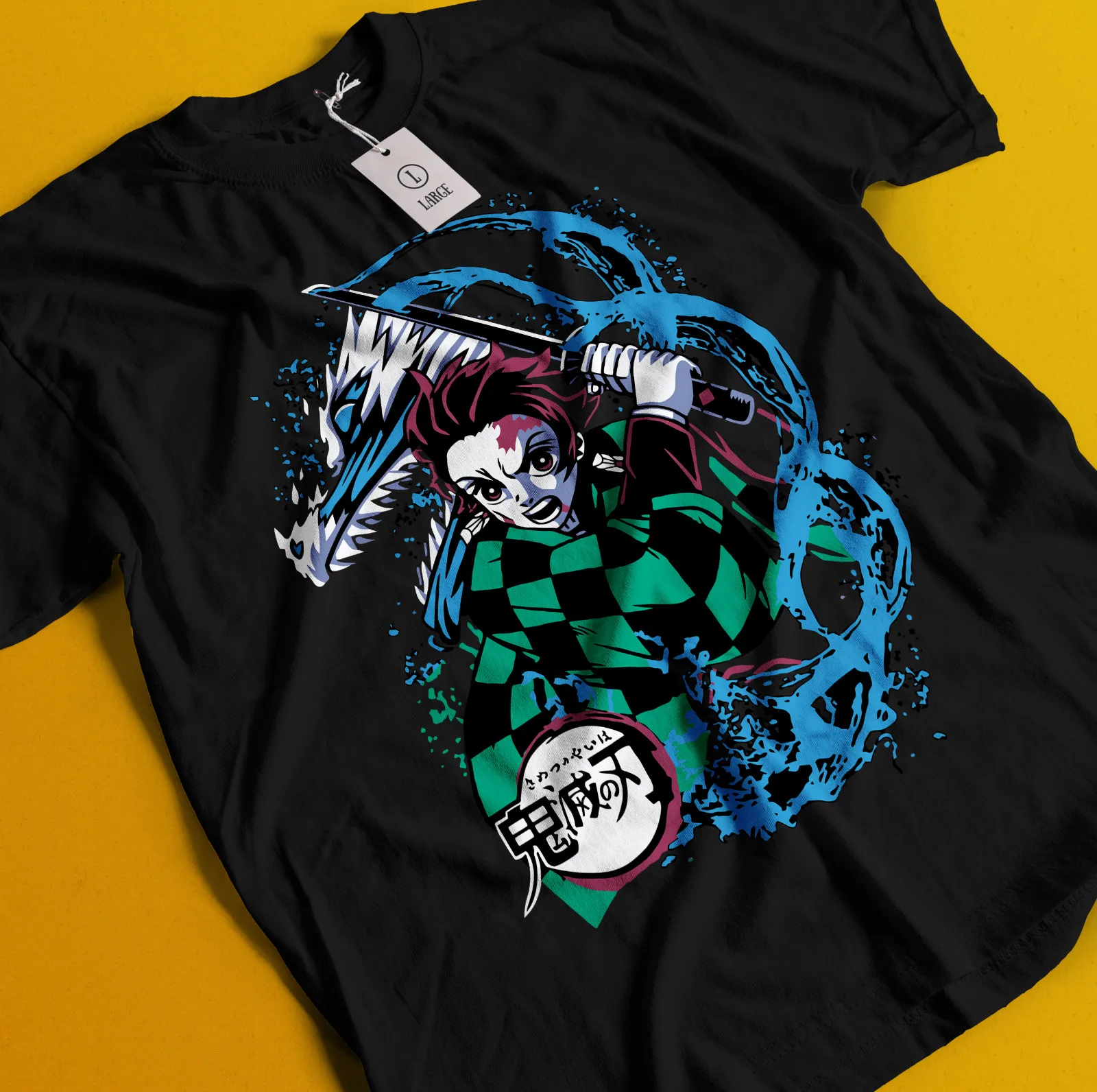 

Demon Slayer Shirt Tanjiro Tshirt Nezuko T-Shirt Muzan Doma Tee Inosuke Zenitsu