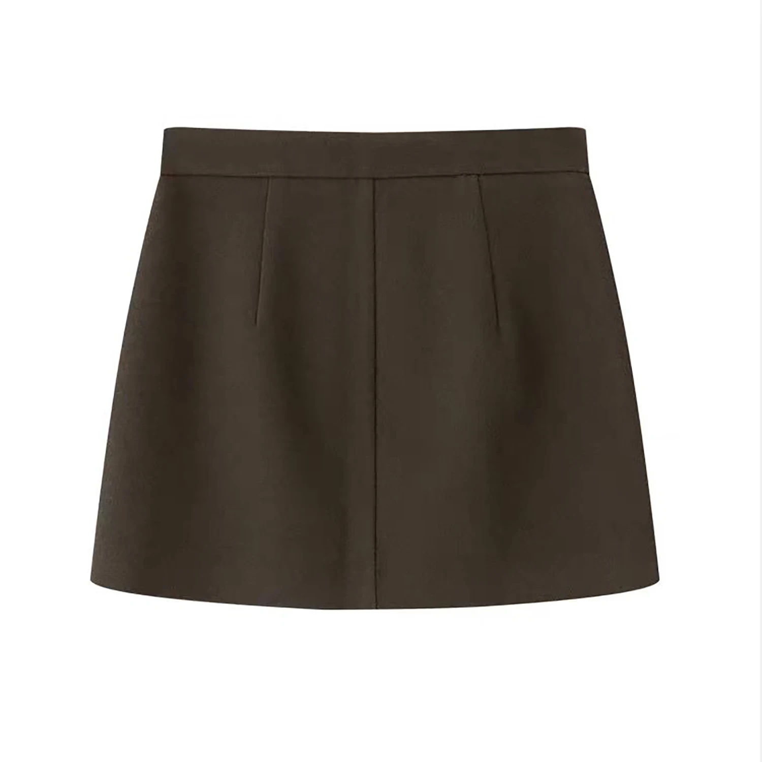 

Женская шерстяная юбка А-силуэта с высокой талией, новая зимняя модель, удлиненная, стройнящая, универсальная, удобная для повседневной носки