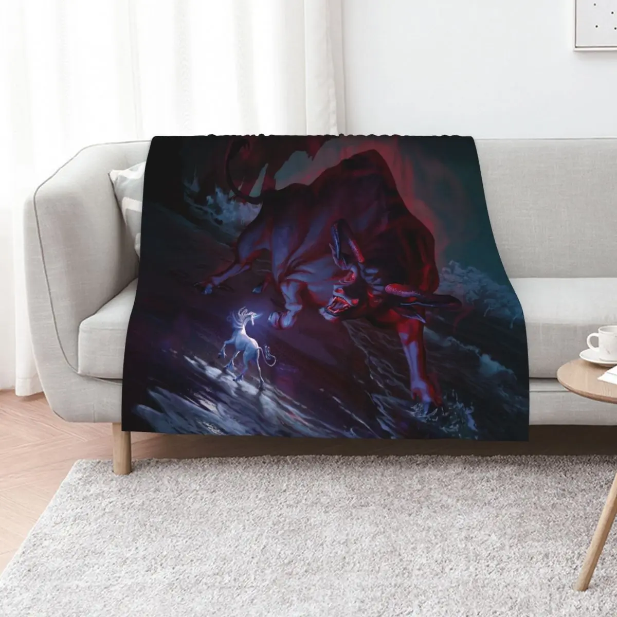 The Last Unicorn Throw Blanket Air Conditioner Soft Blanket for Office Home