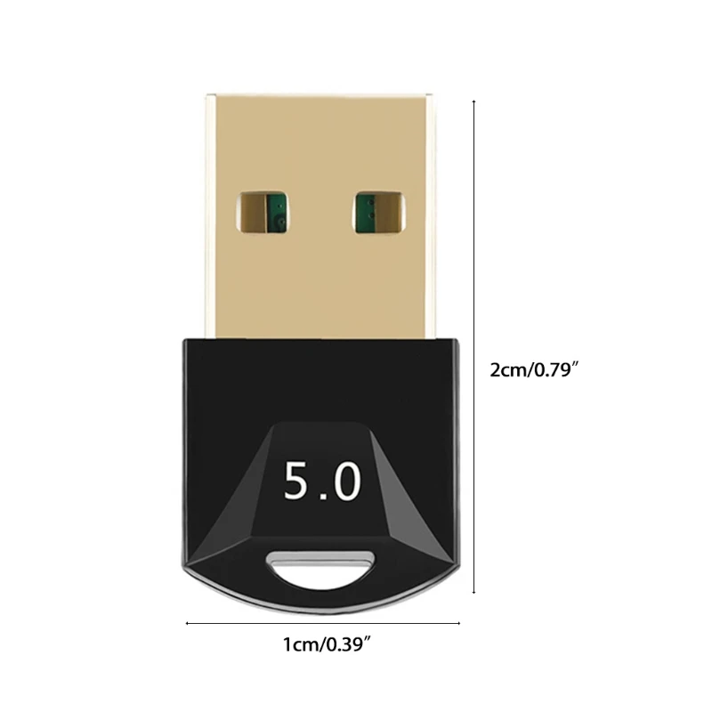 สำหรับ PC USB Micro Adapter Dongle Bluetooth5.0-เข้ากันได้กับ AUX Mini สำหรับคอมพิวเตอร์เดสก์ท็อปไร้สาย Transfer