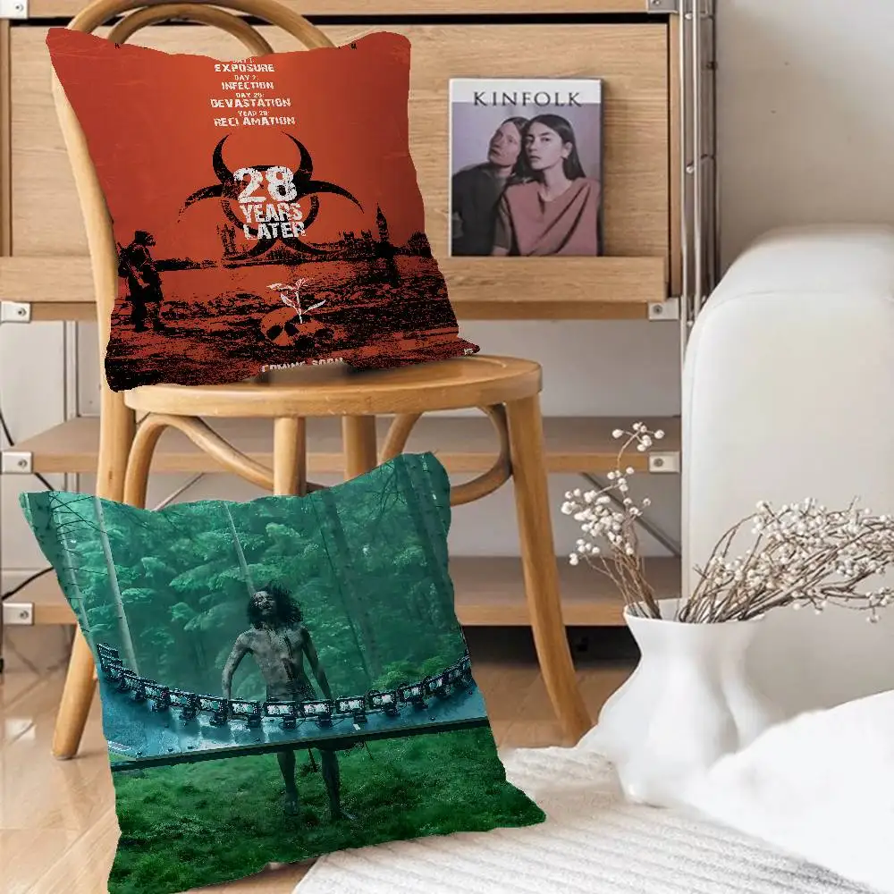 

Horror Film 28 Y-Years Later Pillow Case Removable Washable Cushion Cover – All-Season Soft Linen