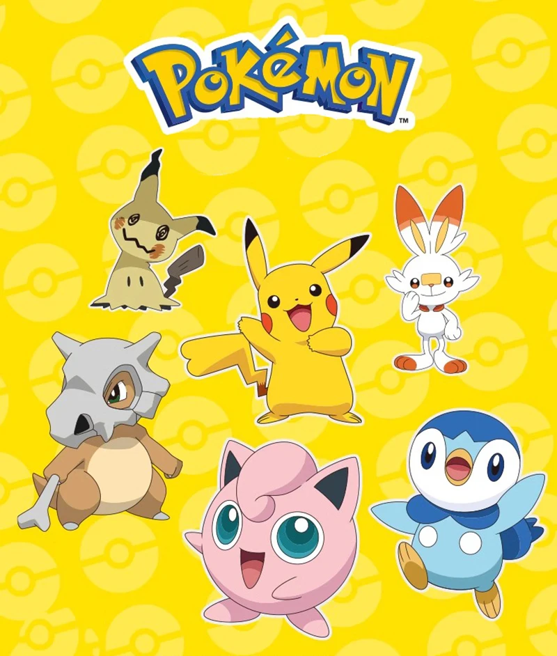 Pokemon Figur Bulbasaur Eevee Charmander Squirtle Pikachu Piplup Cubone Mimikyu Jigglypuff Pokeball Spielzeug Ornament Puppe – Detail 9