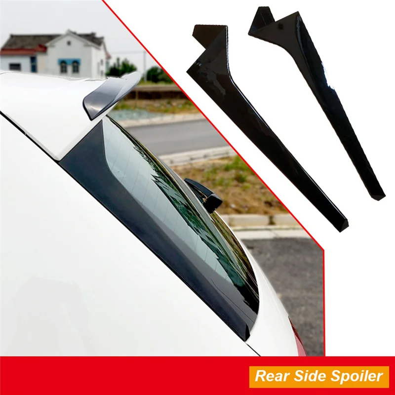 【قطرة السعر! !】 نافذة السيارة الخلفية الجانب سبويلر الفاصل اليسار واليمين لشركة فولكس فاجن تيجوان R-Line MK2 2017-2023
