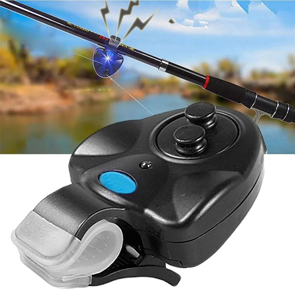 

4pcs Fish Bite Alarm with Indicator Portable Sea Pole Clip-on High Sensitivity Alarms Buzzer Night Intelligence Fishing Tools