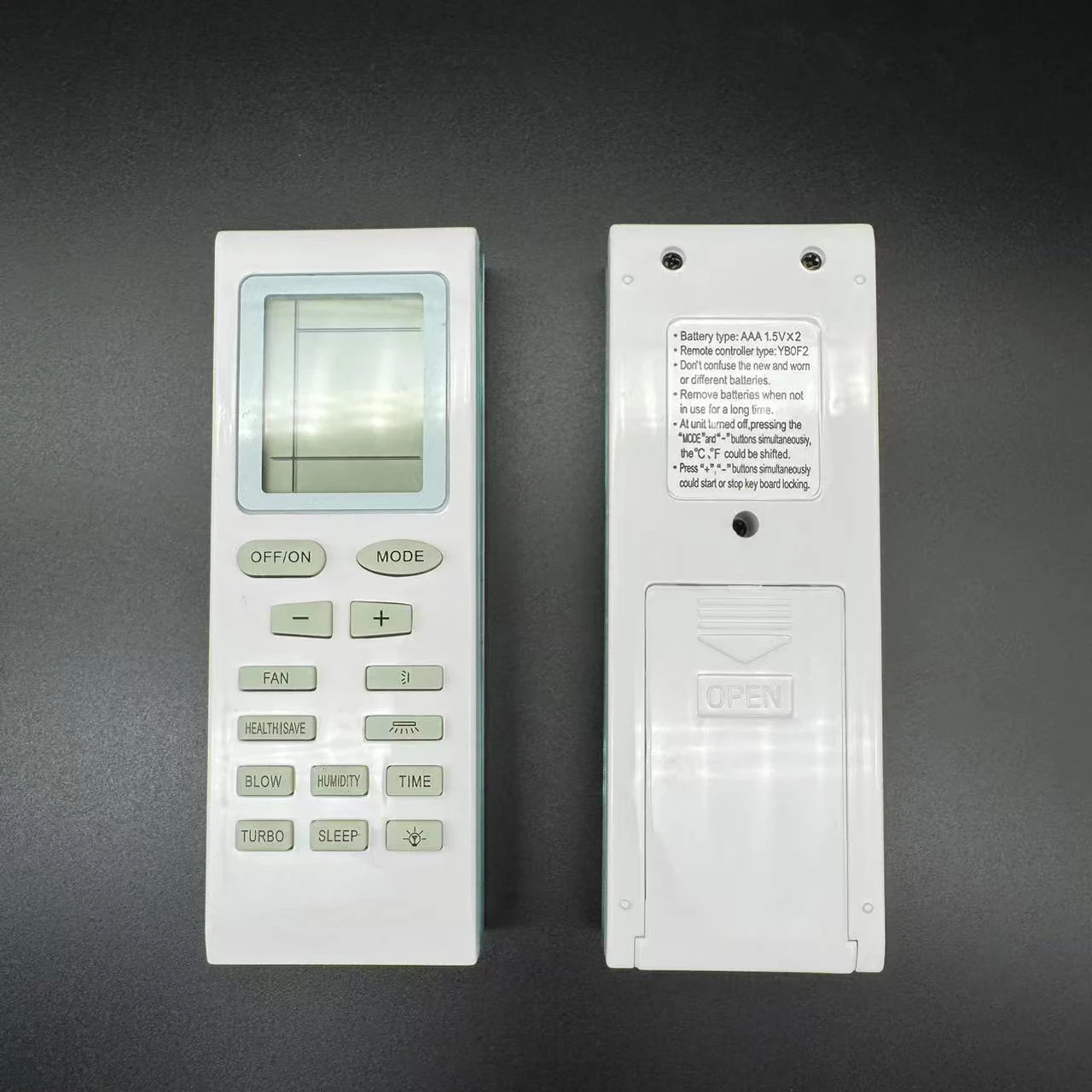 Controle Remoto De Ar Condicionado De Substituição, Gree YBOF, YB1FA, YB1F2, YBOF1, YBOF2, YBOFB