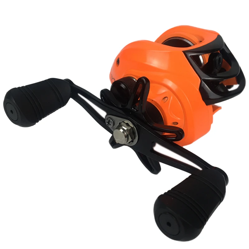 Reel Baitcast Kecepatan Tinggi 10.1:1 MAX DRAG Reel Tangan Kanan atau Kiri Rem Sentrifugal Reel Pancing