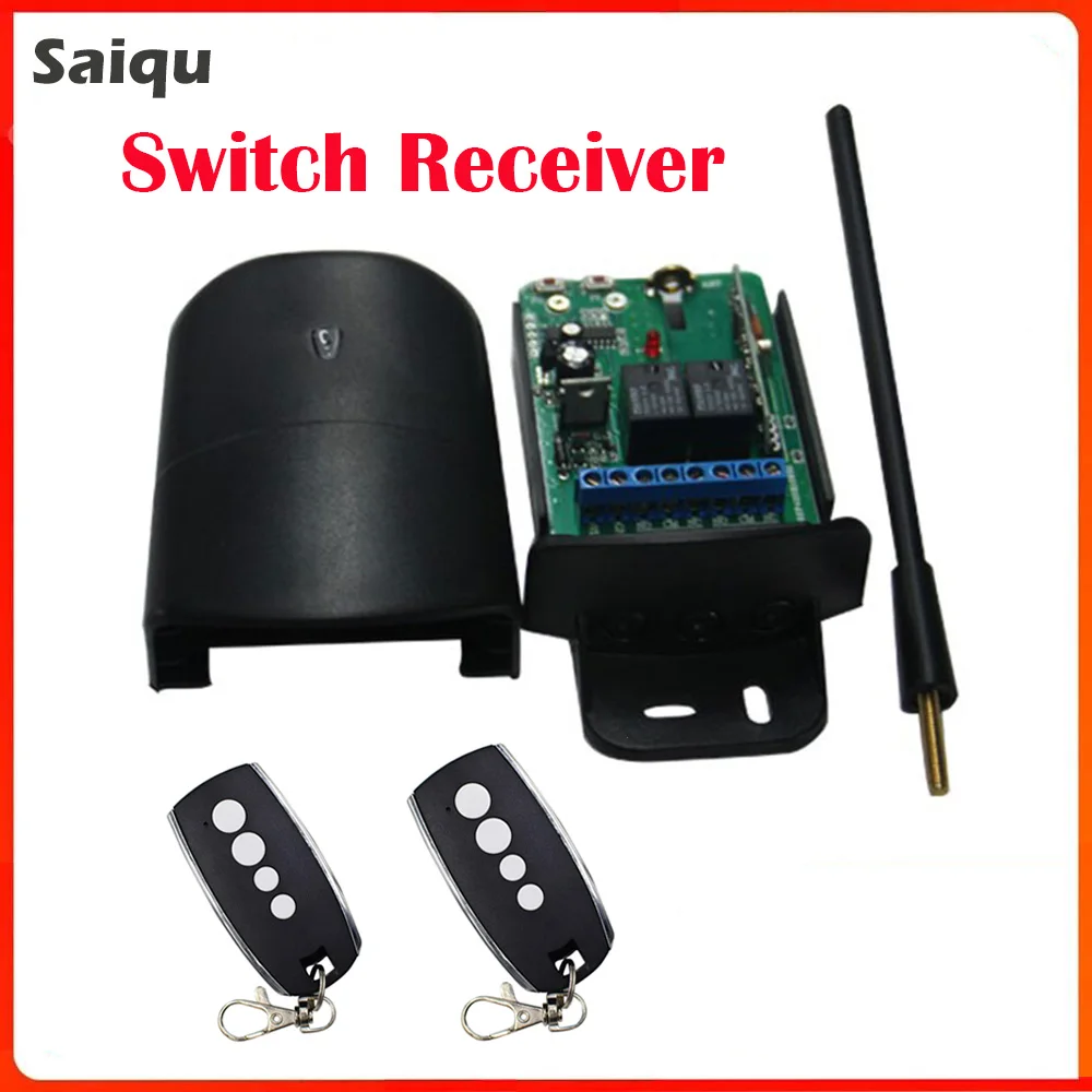 

RF Transmitter Switch Receiver Wireless Automatic 432mhz Remote Garage Door Remote Opener