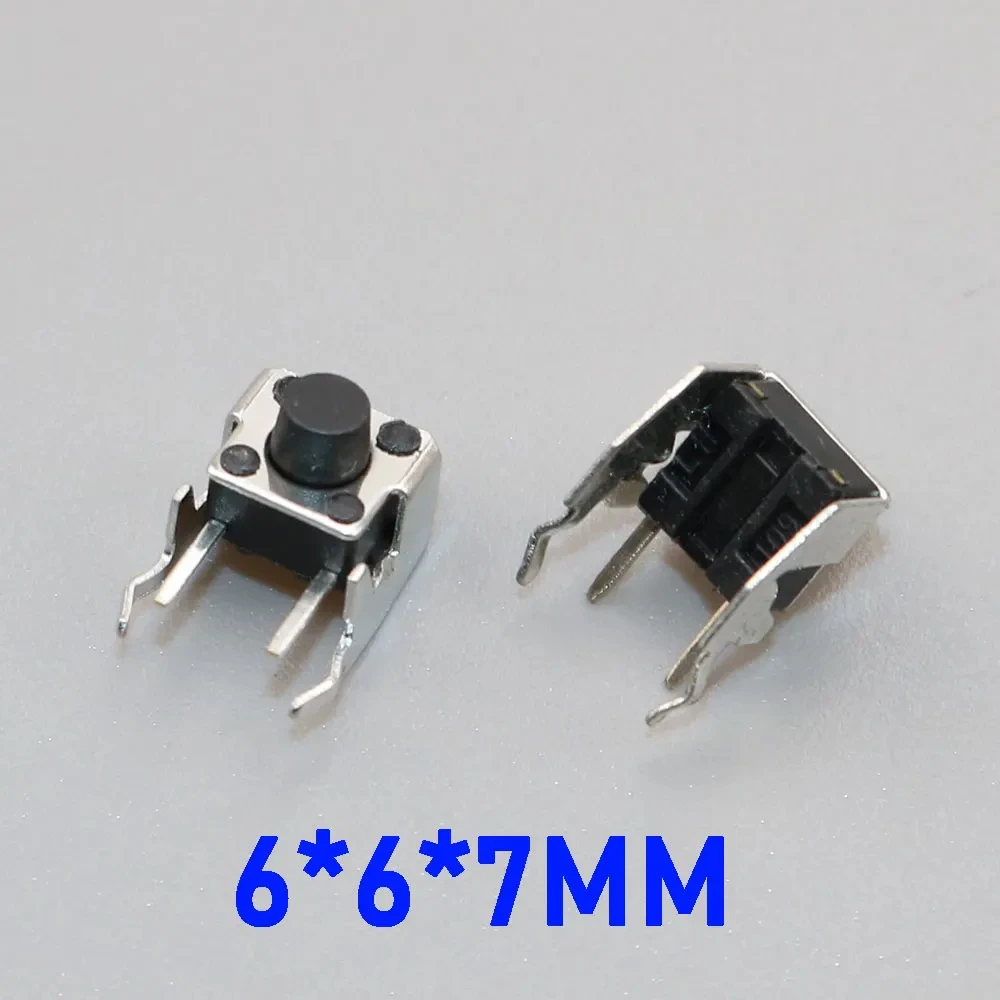 10 Stück/Set 6*6mm Taster-Set, Taktile Drucktastenschalter, Höhe: 4,3 5~13MM DIP 4P Mikroschalter 6x6 Tastenschalter für Arduino – Detail 4