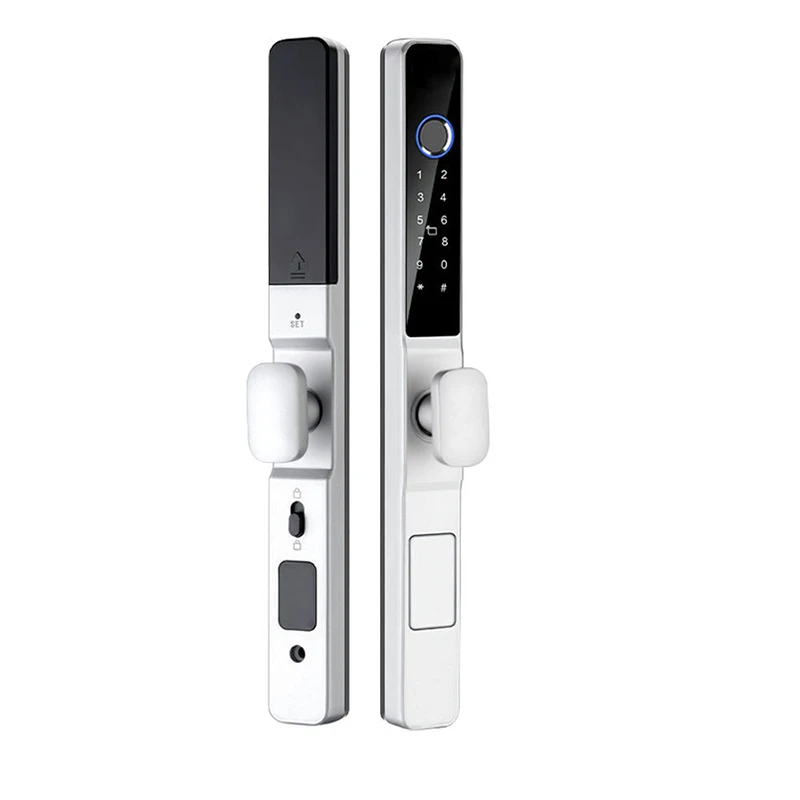 IP66 Waterproof Smart UPVC Door Lock Euro 2885 Doublehook Multi Mortise 3592 4092 TTlock Tuya WiFi Fingerprint Sliding Door Lock