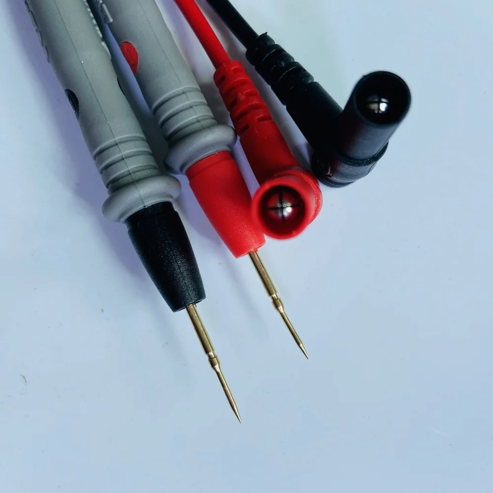 Ligne de test de ligne de stylo multimètre numérique universel 1000V tête plaquée or câble de stylo de ligne de stylo de compteur universel de haute qualité 20A 1 paire