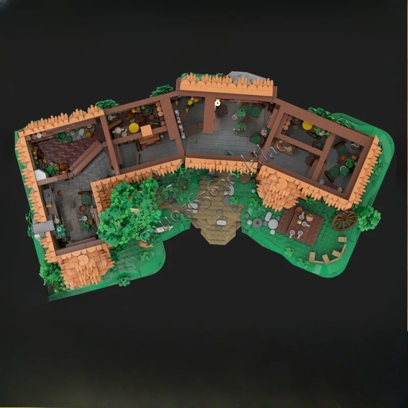 ชุดตัวต่อโมเดลอาคารสตรีทวิว 5980 ชิ้น รุ่นกรีนดราก้อนอินน์ แบบประกอบเอง สไตล์สร้างสรรค์ ของเล่นเสริมพัฒนาการ DIY ของขวัญ