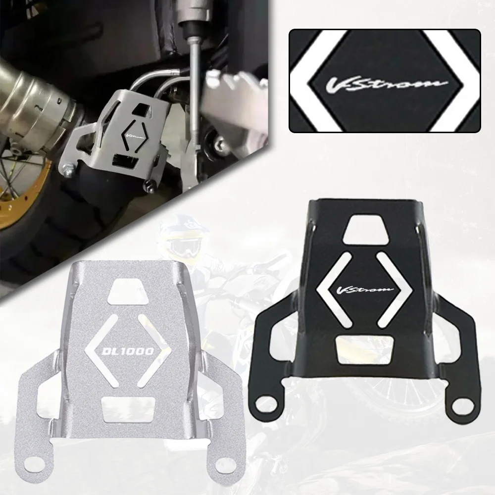 

Exhaust Air Vane Valve guard Cover Protection Brushed For SUZUKI V-STROM 1000 1000XT V STROM DL1000 14-20 Motorcycle Accessories
