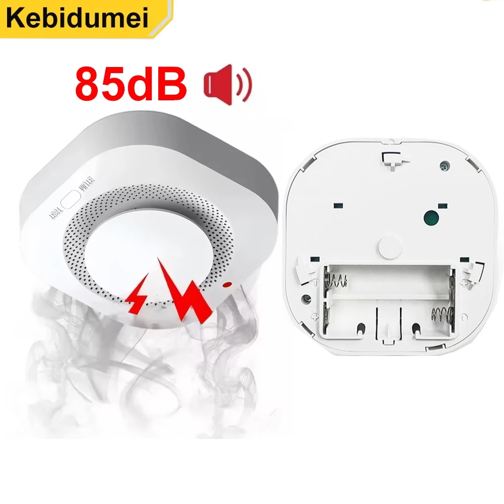Smoke Alarm 85dB Audible Alarm Detection Fire Protection Smoke Detector Sensor Smart Life Firefighter for Home Office