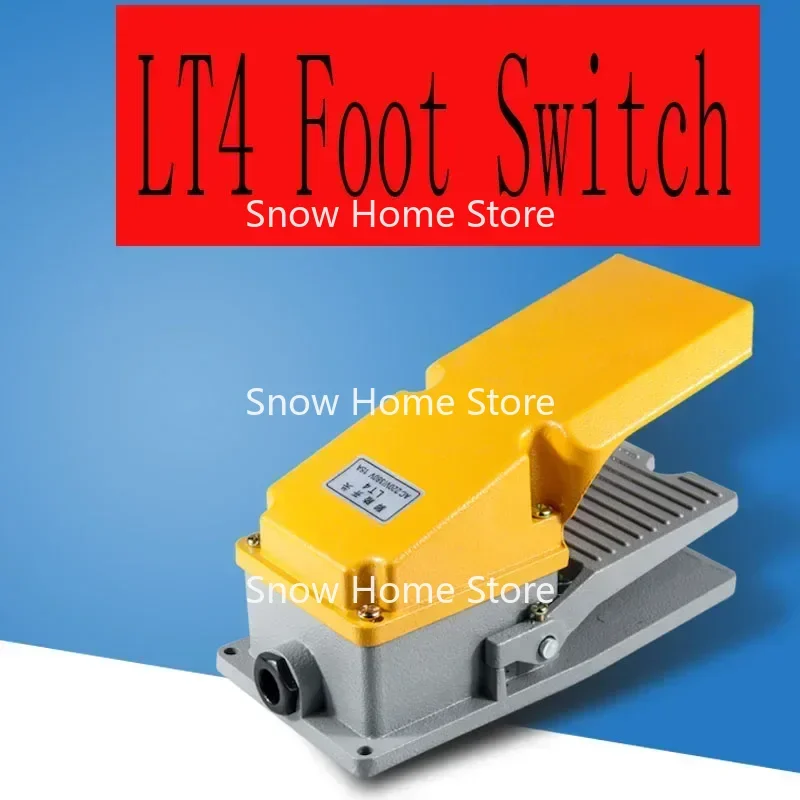 1PC LTH-1/6 Foot Switch LT4 Foot Switch Punch CNC Lathe Hydraulic Chuck Foot Switch Aluminum Shell