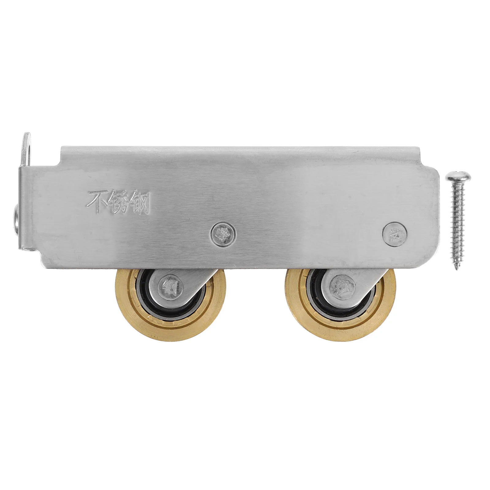 

Stainless Steel Door Pulley Roller Smooth Edge Sliding Door Wheel Replacement Guide for Cabinet Barn Window Screen Hardware