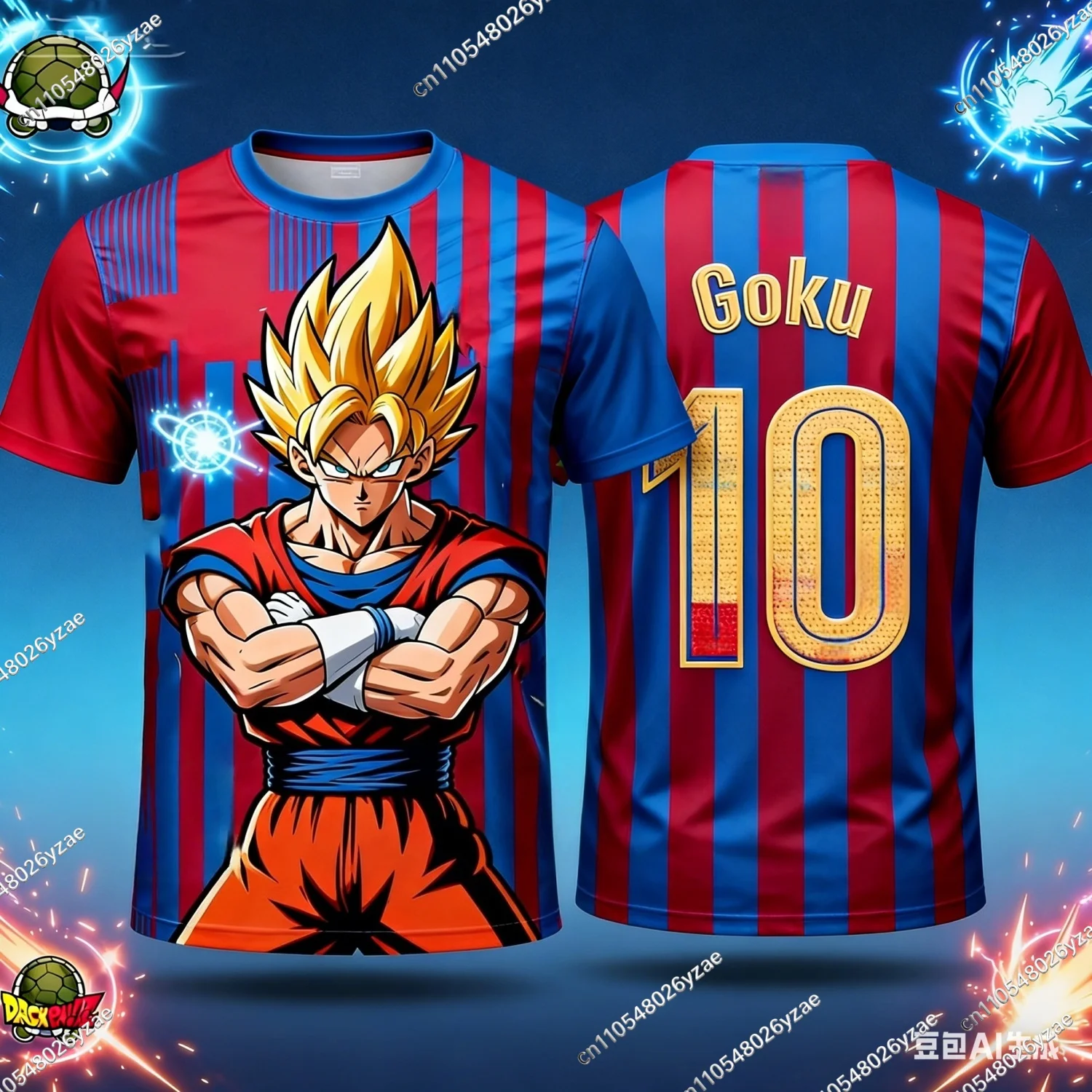 

Новая спортивная футболка 2026 года в стиле японского аниме Dragon Ball Z NO.10, специальное издание, для мужчин, свободного кроя, дышащая, быстросохнущая, для футбола и спорта