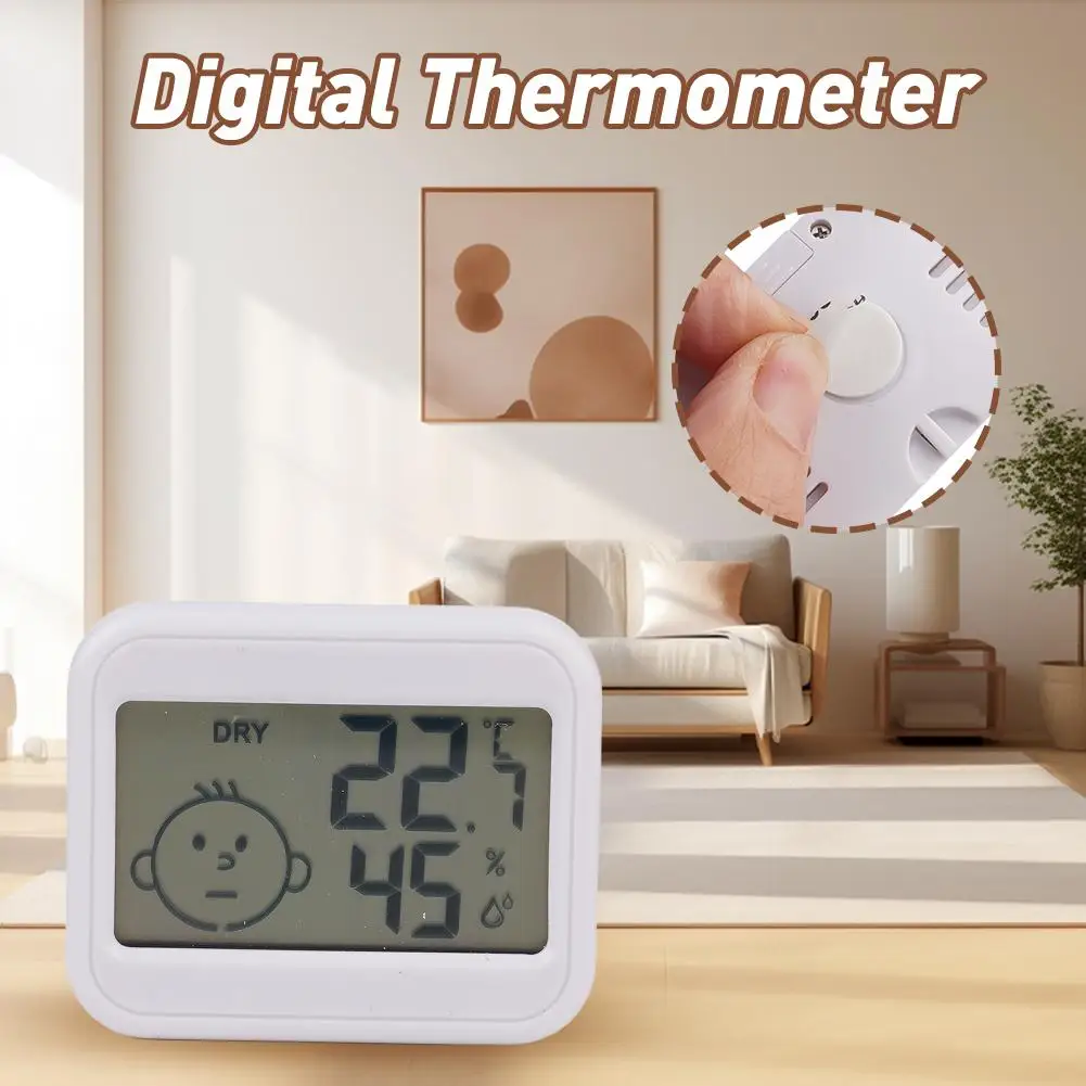 LED Thermometer Thermo-Hygrometer Multifunction Electronic Clock Temperature Humidity Meter Weather Station for Home With Alarm image 5