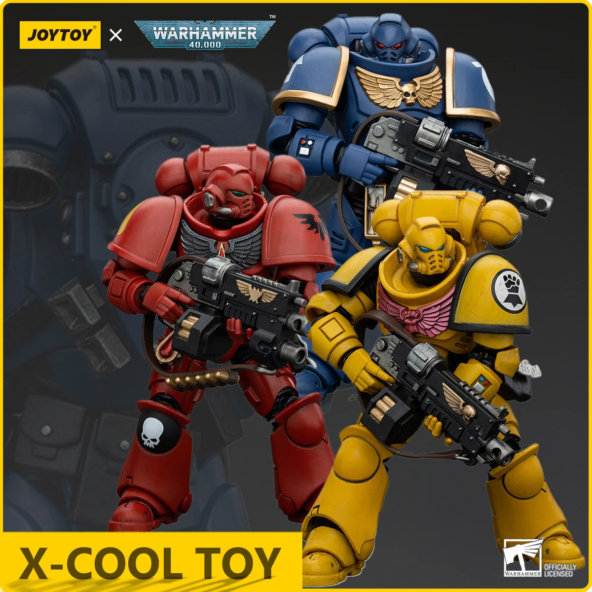 Joy Toy Warhammer 40k Action Figure Intercessors Ultramarines Blood Angels Blood Angels Anime Figurine Joint Movable Model Toys