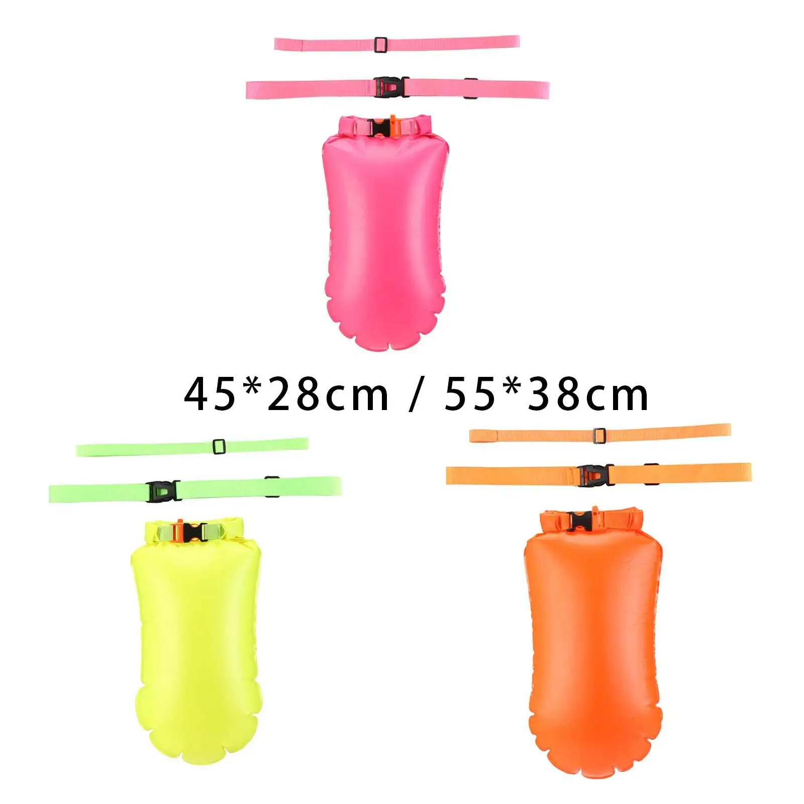 Waterproof Swim Buoy with Adjustable Waist Belt - Ideal for Open Water Swimming and Boating