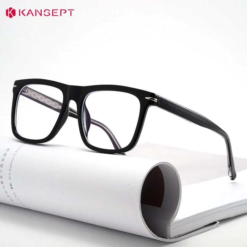

Очки KANSEPT, светло-голубые компьютерные очки для чтения, очки для близорукости, фотохромные линзы, мужские оправы для очков для женщин и мужчин